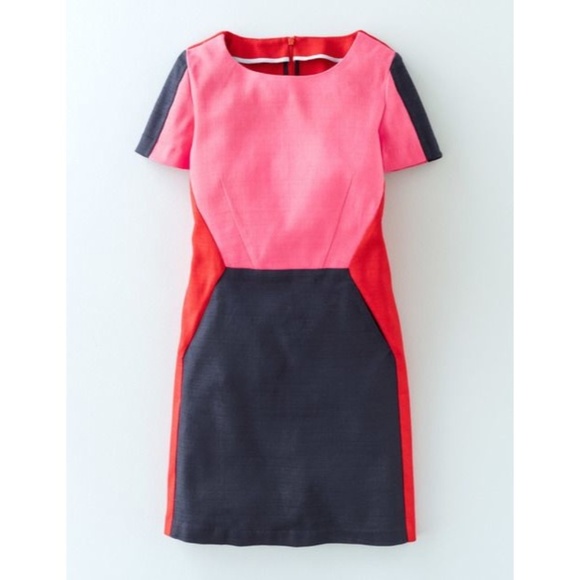 Boden Dresses & Skirts - Boden Shift Dress Pippa Colorblock with Pockets!